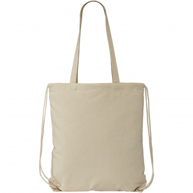 Logo trade corporate gift photo of: Eliza 240 g/m² cotton drawstring bag 6L