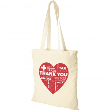 Logo trade promotional gift photo of: Peru 180 g/m² cotton tote bag 7L