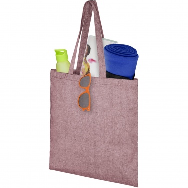 Logo trade promotional gift photo of: Pheebs 150 g/m² recycled tote bag 7L