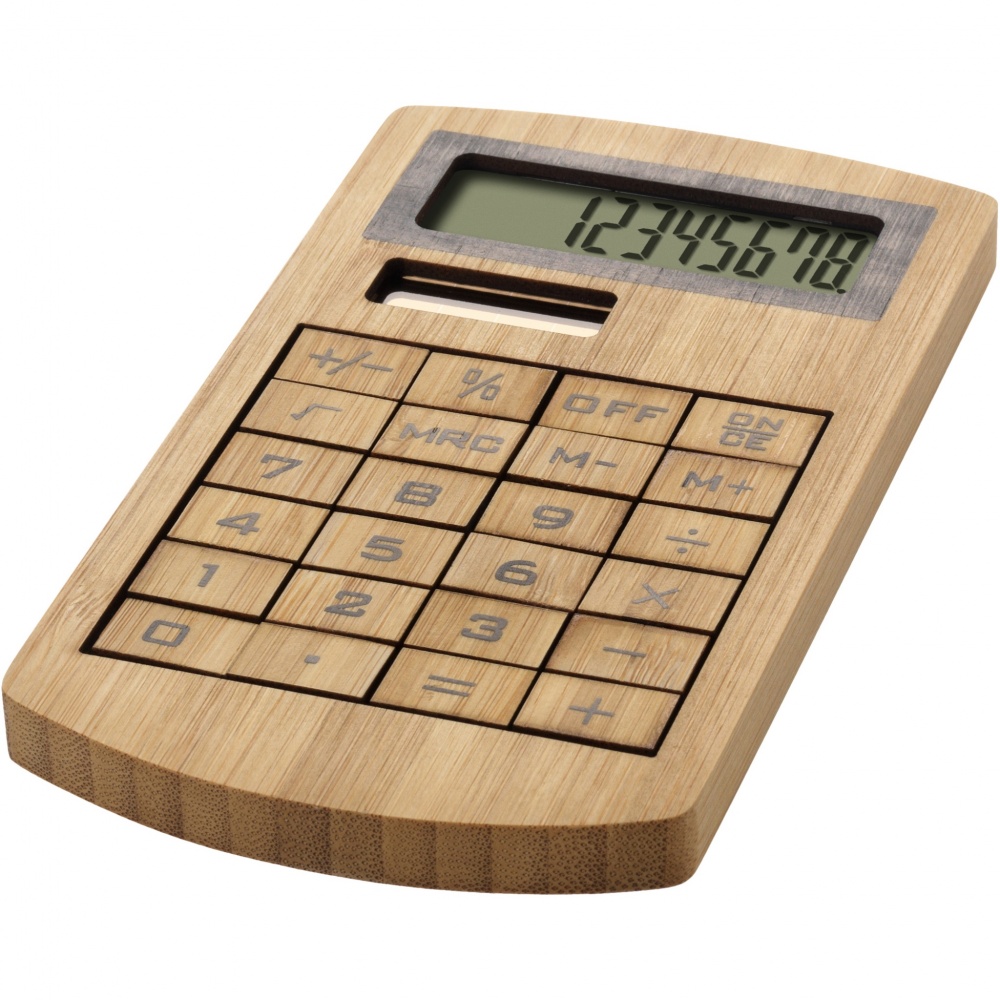 Logotrade advertising products photo of: Eugene calculator made of bamboo