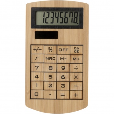 Logotrade promotional items photo of: Eugene calculator made of bamboo