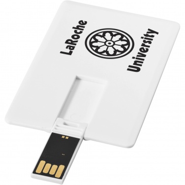 Logotrade corporate gift picture of: Slim card-shaped 4GB USB flash drive