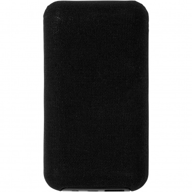 Logotrade promotional product image of: Future 6000 mAh bamboo/fabric wireless power bank