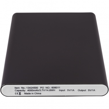 Logo trade promotional items image of: Pep 4000 mAh power bank