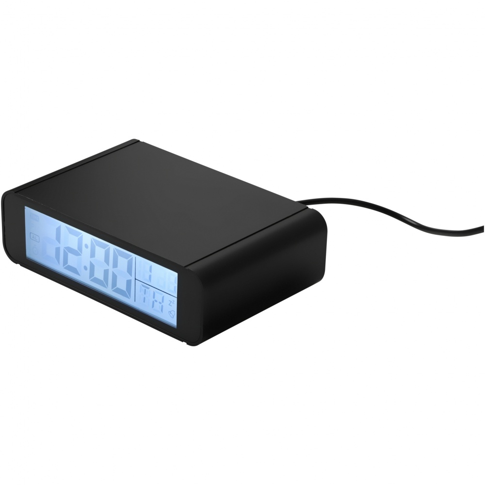 Logo trade promotional gift photo of: Seconds 5W wireless charging clock