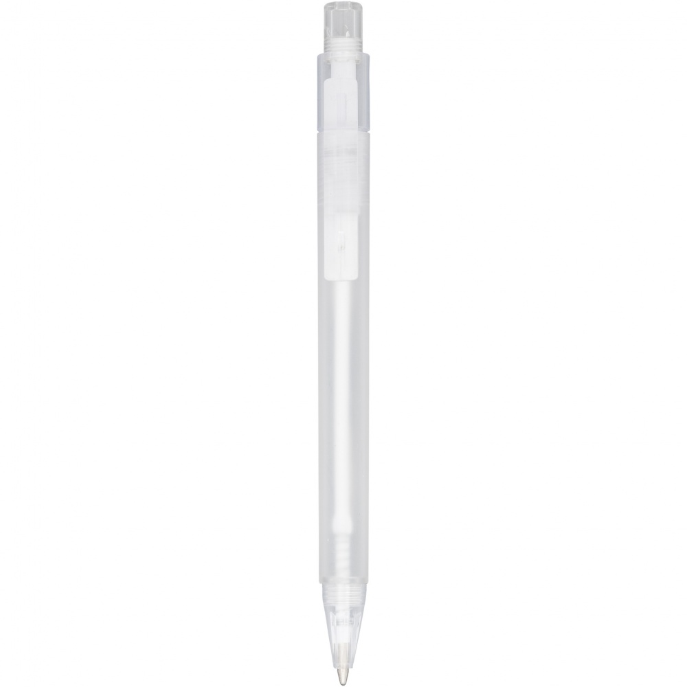 Logo trade promotional items image of: Calypso frosted ballpoint pen