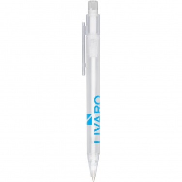 Logo trade promotional giveaways image of: Calypso frosted ballpoint pen