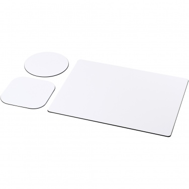 Logotrade promotional product image of: Brite-Mat® mouse mat and coaster set combo 1