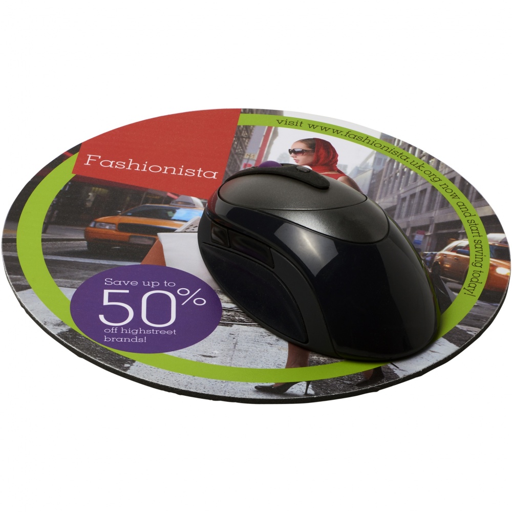 Logotrade promotional gift picture of: Q-Mat® round mouse mat