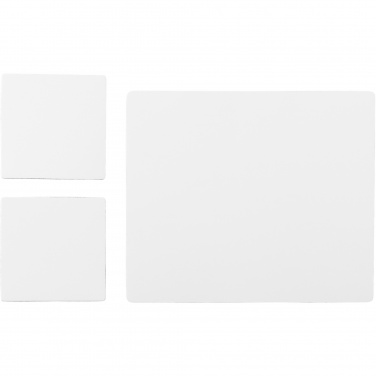 Logotrade promotional product image of: Q-Mat® mouse mat and coaster set combo 3