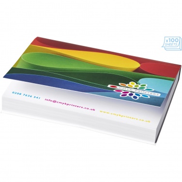 Logo trade promotional item photo of: Sticky-Mate® A7 soft cover sticky notes 100x75mm