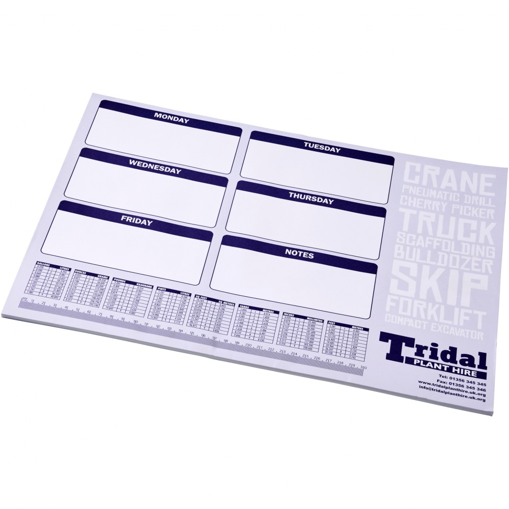 Logo trade promotional product photo of: Desk-Mate® A2 notepad
