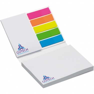 Logo trade promotional products image of: Combi notes marker set soft cover