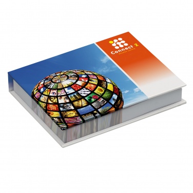 Logo trade corporate gift photo of: Combi notes page marker set hard cover