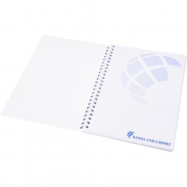 Logo trade promotional merchandise picture of: Desk-Mate® wire-o A5 notebook PP cover