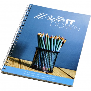 Logo trade promotional items picture of: Desk-Mate® A5 spiral notebook