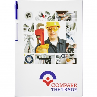 Logo trade business gift photo of: Essential conference pack A4 notepad and pen