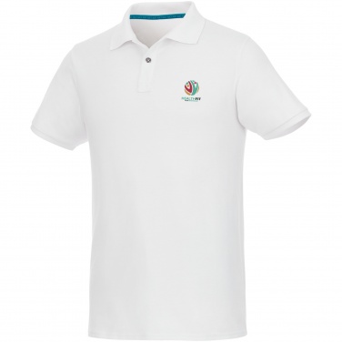 Logotrade business gift image of: Beryl short sleeve men's organic recycled polo
