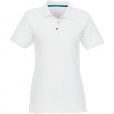 Logo trade promotional giveaways picture of: Beryl short sleeve women's organic recycled polo