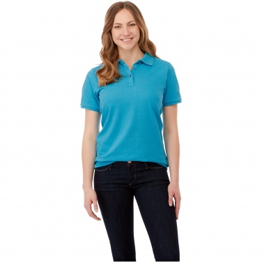 Logotrade promotional items photo of: Beryl short sleeve women's organic recycled polo