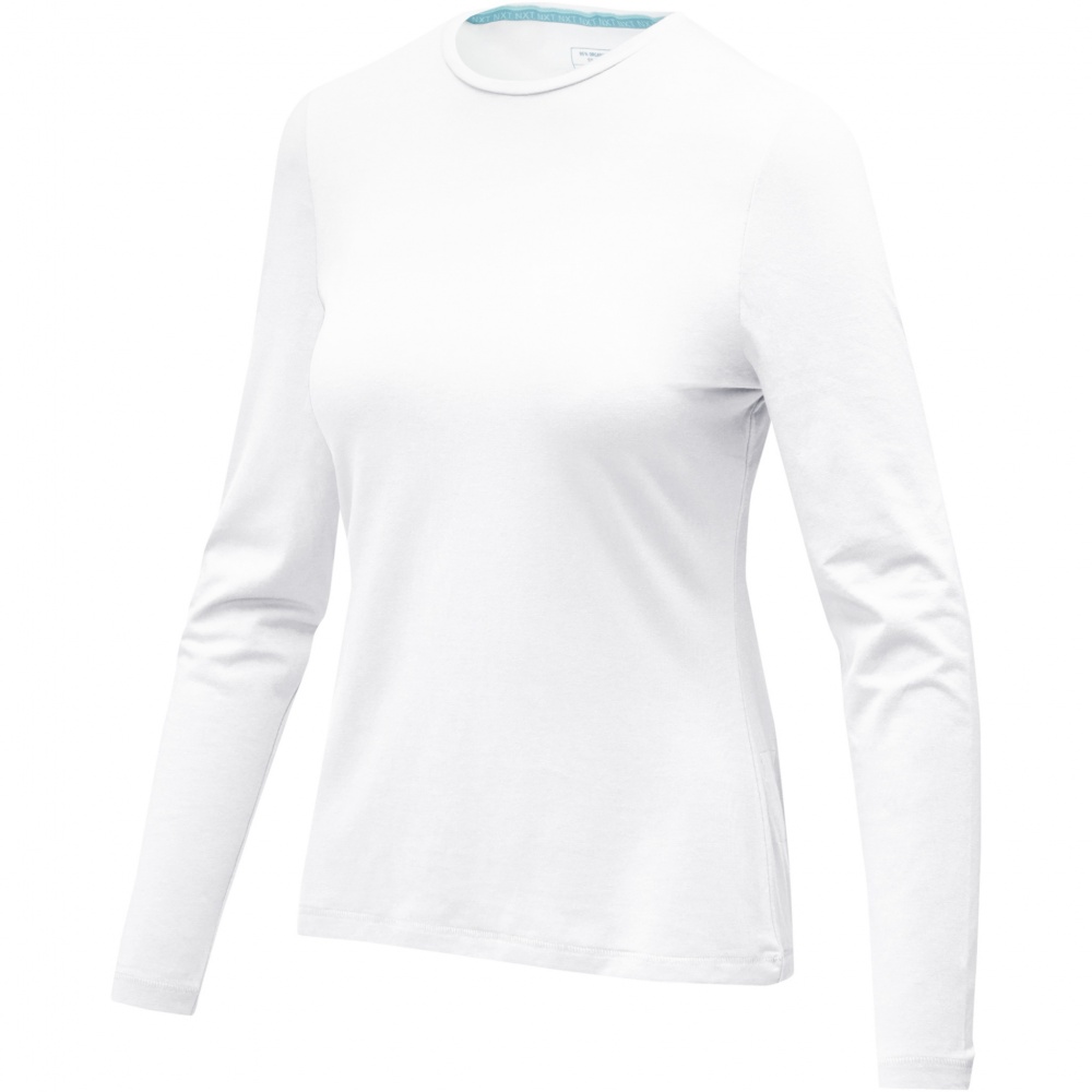 Logotrade promotional product image of: Ponoka long sleeve women's organic t-shirt