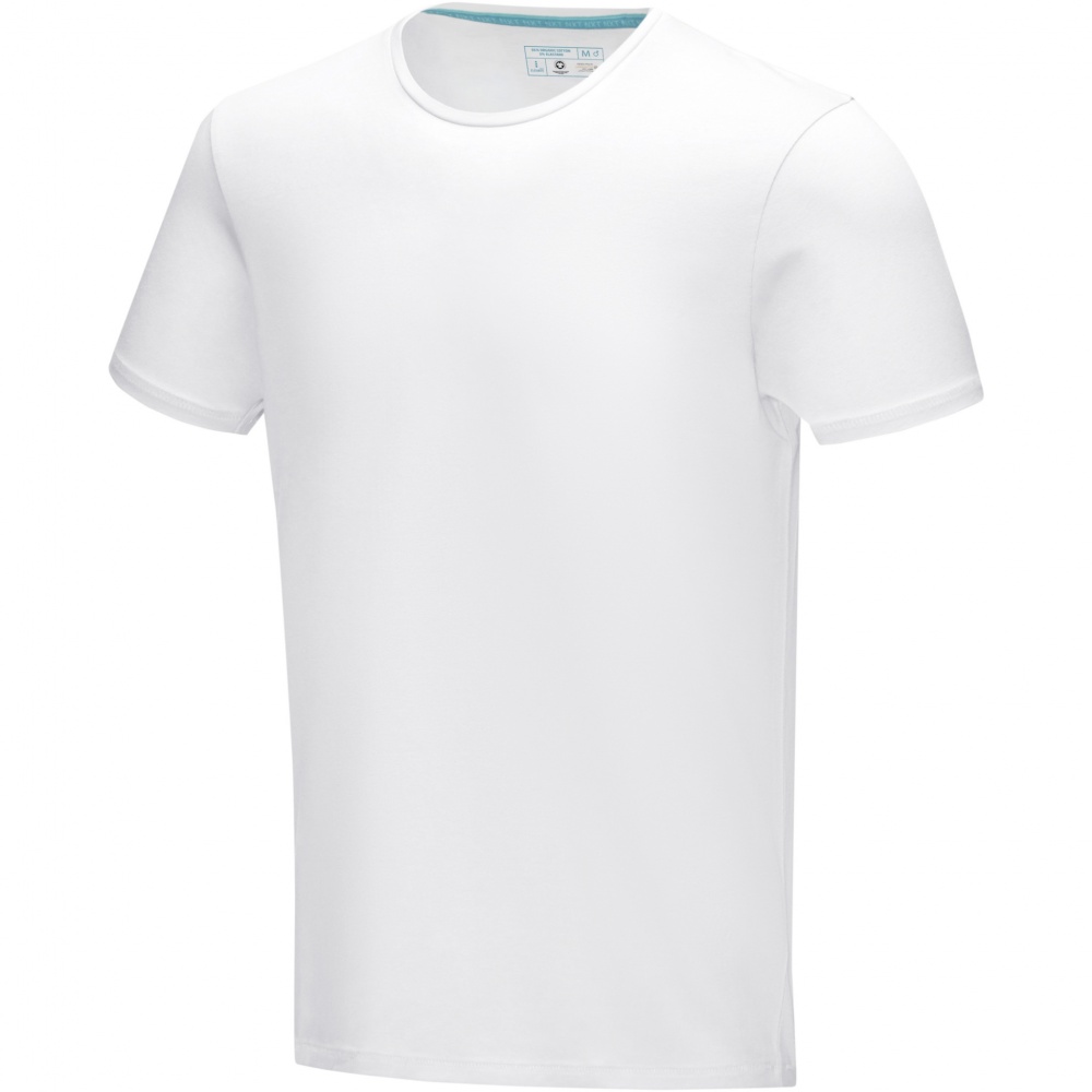 Logo trade promotional giveaways image of: Balfour short sleeve men's organic t-shirt