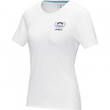 Logo trade promotional giveaway photo of: Balfour short sleeve women's organic t-shirt