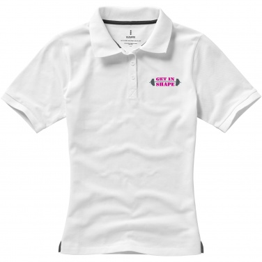 Logo trade promotional giveaway photo of: Calgary short sleeve women's polo