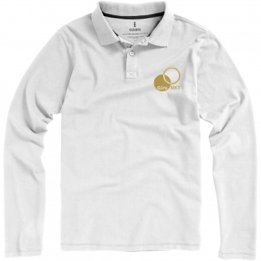 Logotrade promotional merchandise image of: Oakville long sleeve men's polo