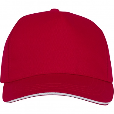 Logo trade business gift photo of: Ceto 5 panel sandwich cap