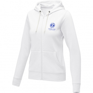 Logo trade advertising products picture of: Theron women’s full zip hoodie
