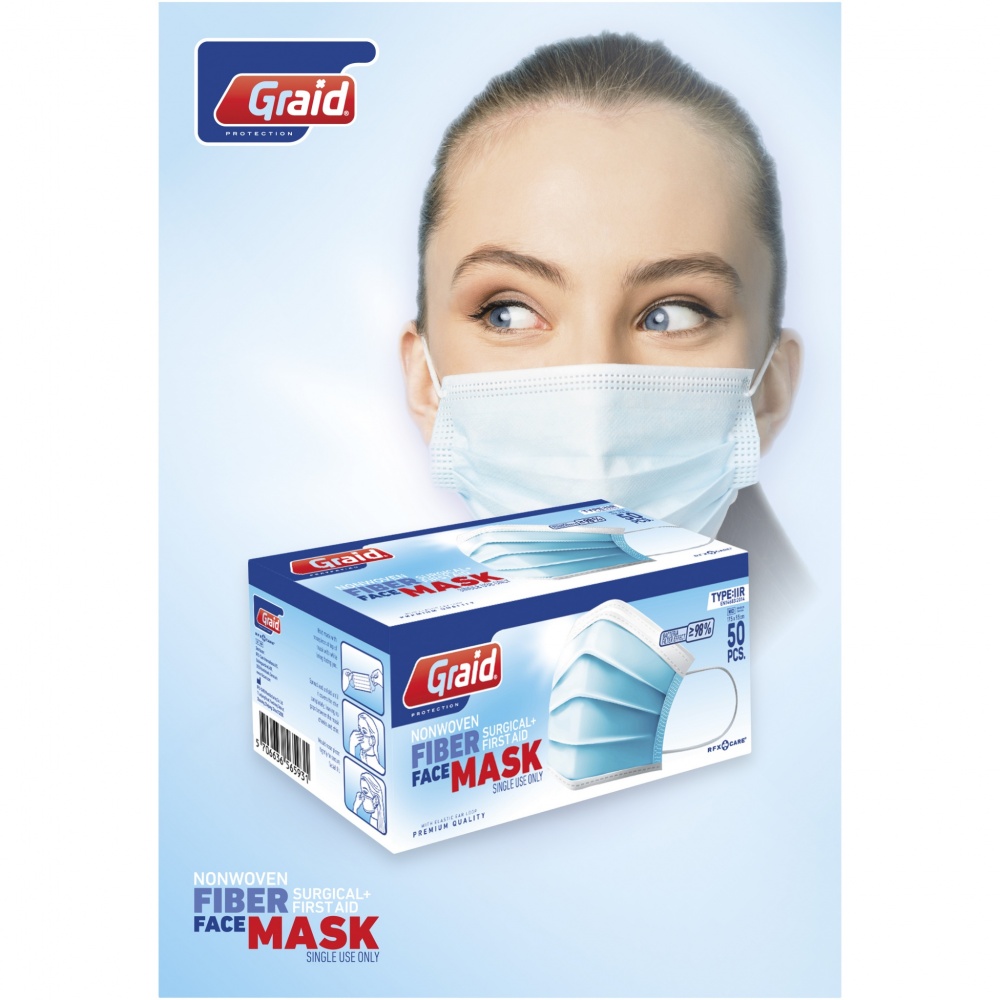 Logo trade promotional gifts picture of: Moore type IIR face mask