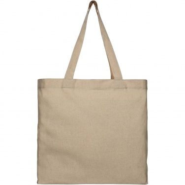 Logo trade promotional items picture of: Pheebs 210 g/m² recycled gusset tote bag 13L