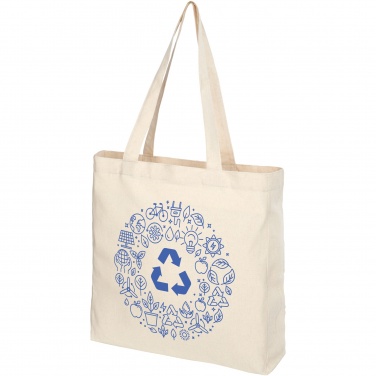 Logo trade promotional products picture of: Pheebs 210 g/m² recycled gusset tote bag 13L