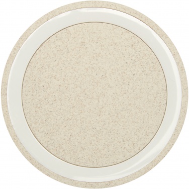 Logo trade promotional gift photo of: Naka 5W wheat straw wireless charging pad