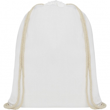 Logotrade promotional giveaway image of: Oregon 140 g/m² cotton drawstring bag 5L