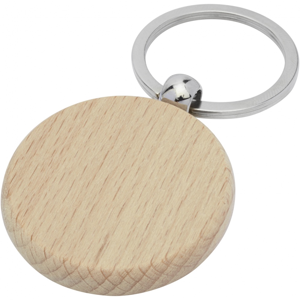 Logotrade promotional gifts photo of: Giovanni beech wood round keychain