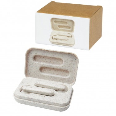 Logotrade advertising product image of: Nantai wheat straw True Wireless earbuds