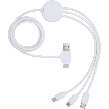 Logotrade promotional giveaway image of: Pure 5-in-1 charging cable with antibacterial additive