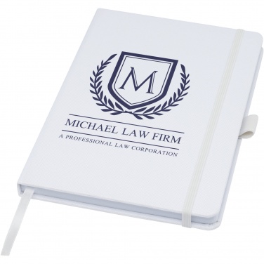 Logotrade promotional merchandise picture of: Honua A5 recycled paper notebook with recycled PET cover