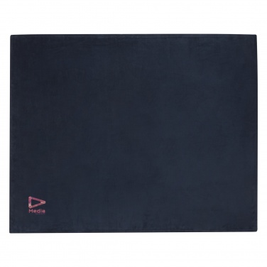Logo trade advertising products picture of: Lily GRS certified RPET coral fleece blanket