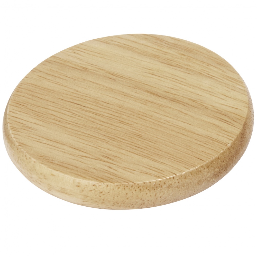 Logo trade promotional gifts picture of: Scoll wooden coaster with bottle opener
