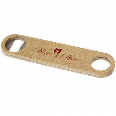 Logo trade promotional item photo of: Origina wooden bottle opener