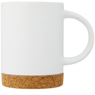 Logo trade corporate gift photo of: Neiva 425 ml ceramic mug with cork base