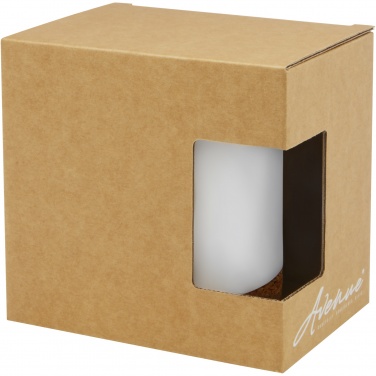 Logo trade promotional items image of: Neiva 425 ml ceramic mug with cork base