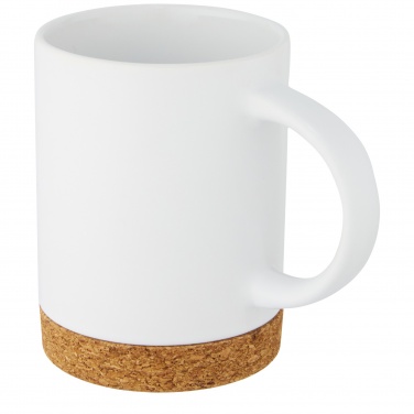 Logo trade promotional gift photo of: Neiva 425 ml ceramic mug with cork base