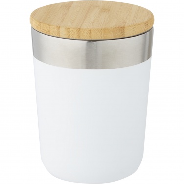 Logotrade advertising product image of: Lagan 300 ml stainless steel tumbler with bamboo lid