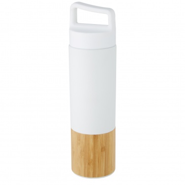 Logo trade promotional giveaway photo of: Torne 540 ml  stainless steel bottle with bamboo outer wall