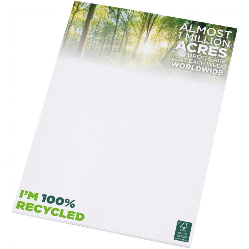 Logotrade promotional item image of: Desk-Mate® A4 recycled notepad