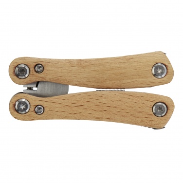 Logo trade promotional products image of: Anderson 12-function medium wooden multi-tool